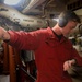 DC3 Luke Bryant marks the starting time for initiating an internal fuel transfer alignment