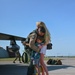 Friends and family welcome 555th FS pilots home