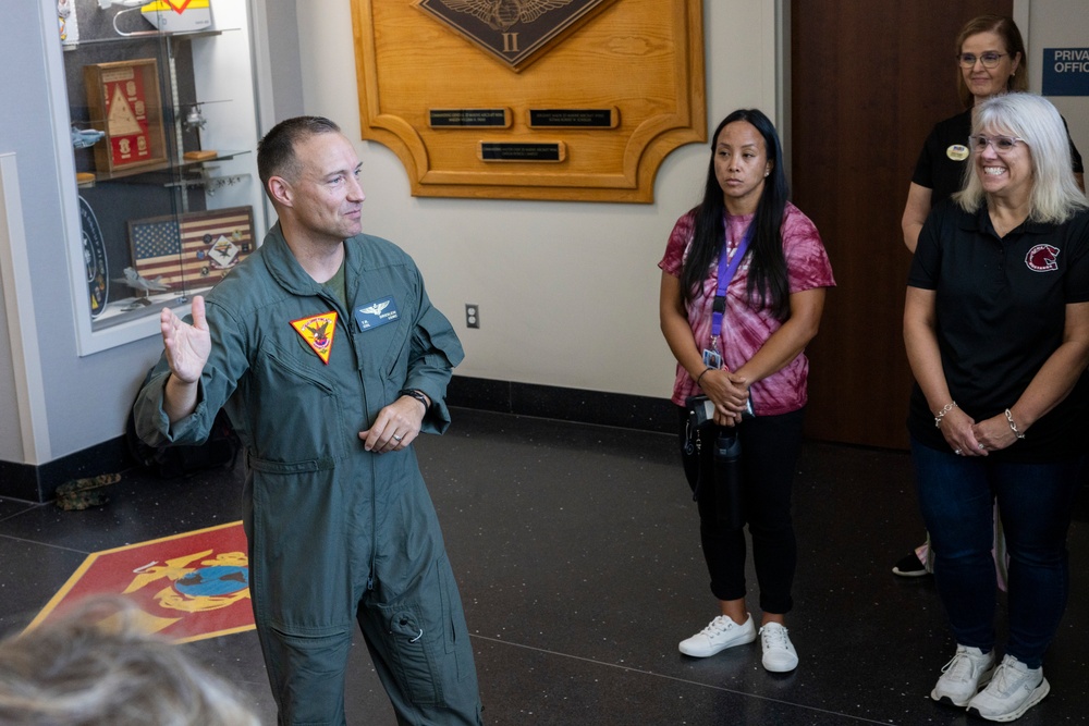 Tucker Creek Staff Visit Cherry Point