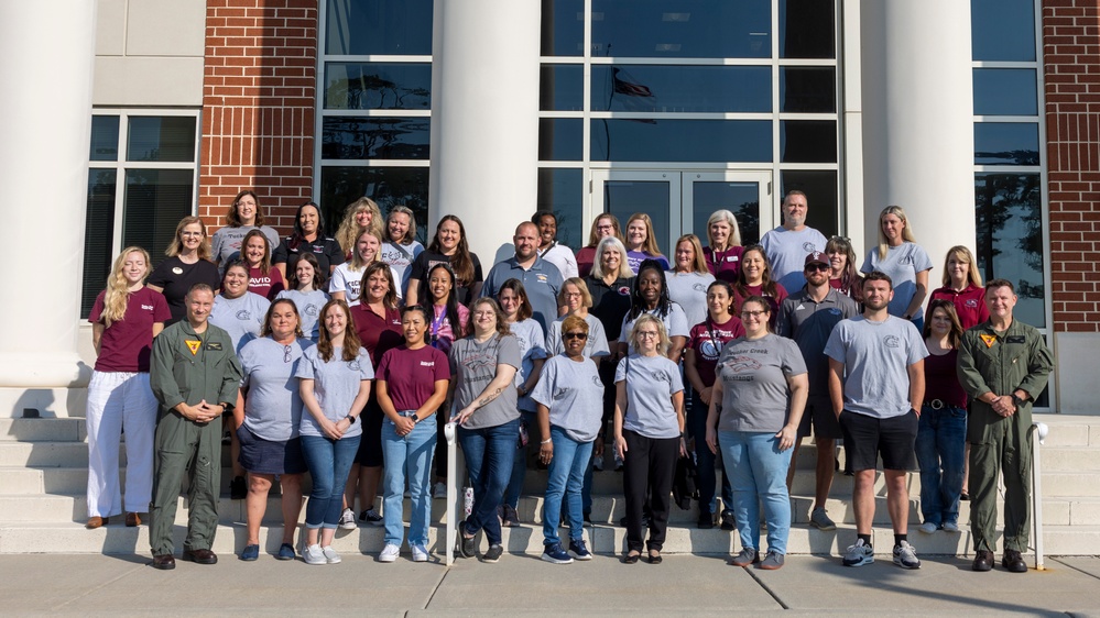 Tucker Creek Staff Visit Cherry Point