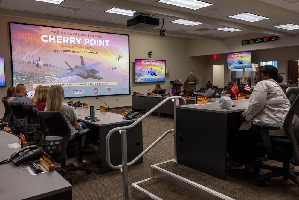 Tucker Creek Staff Visit Cherry Point