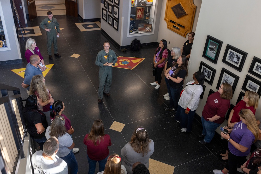Tucker Creek Staff Visit Cherry Point
