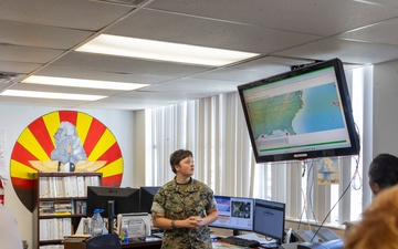 Tucker Creek Staff Visit Cherry Point