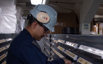 Reagan Sailors Conduct Daily Operations