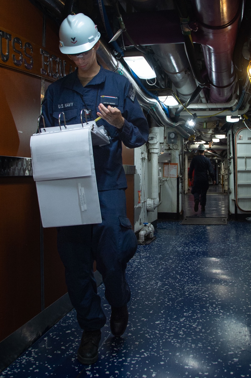 Reagan Sailors Conduct Daily Operations