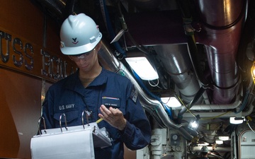 Reagan Sailors Conduct Daily Operations