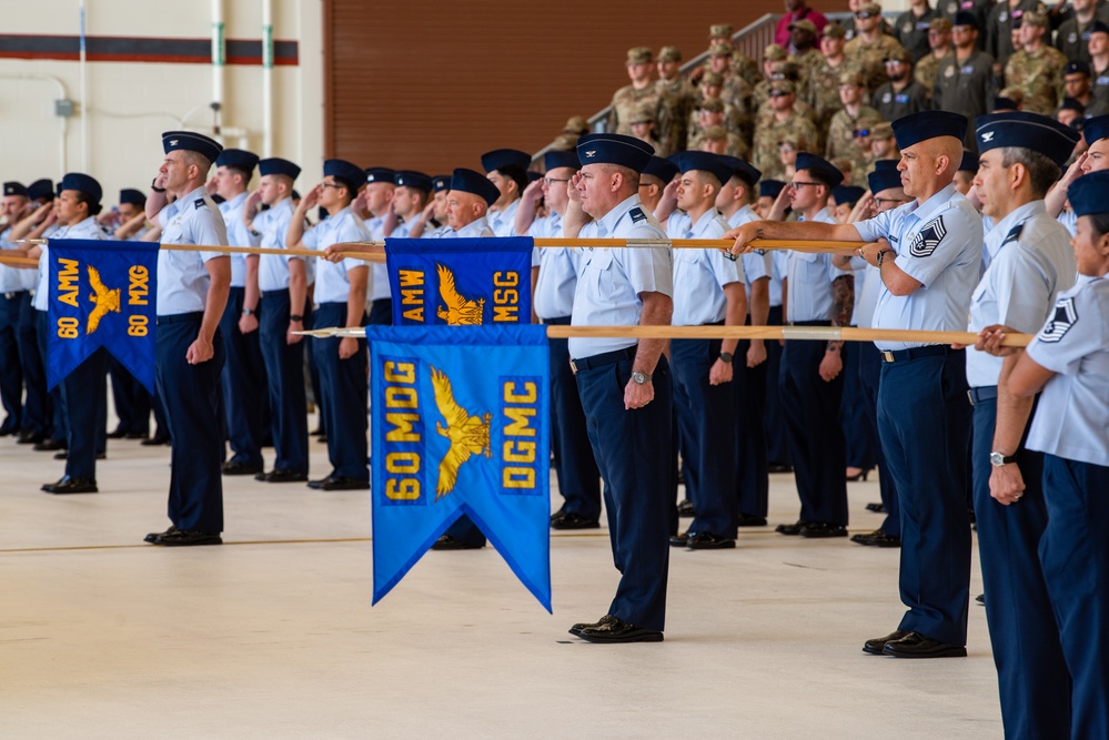 Col. Brandon Shroyer takes command of the 60th AMW