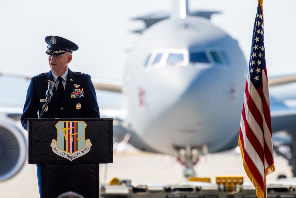 Col. Brandon Shroyer takes command of the 60th AMW