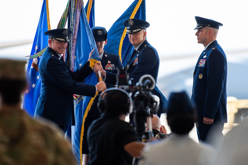 Col. Brandon Shroyer takes command of the 60th AMW