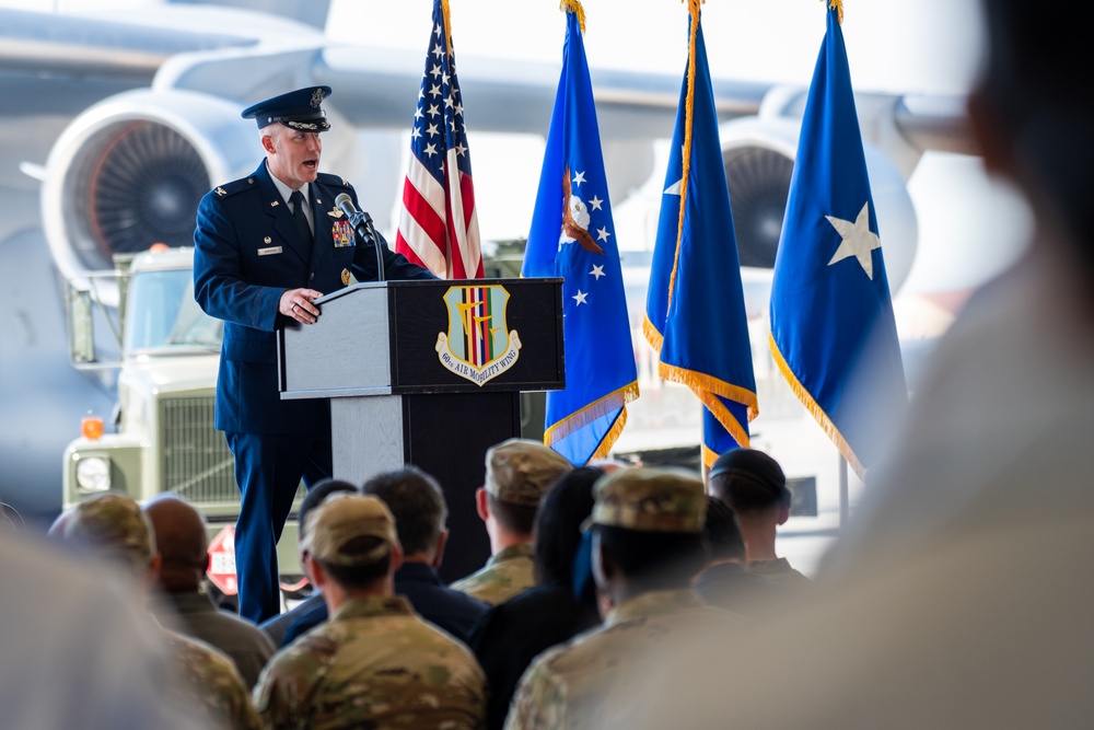 Col. Brandon Shroyer takes command of the 60th AMW
