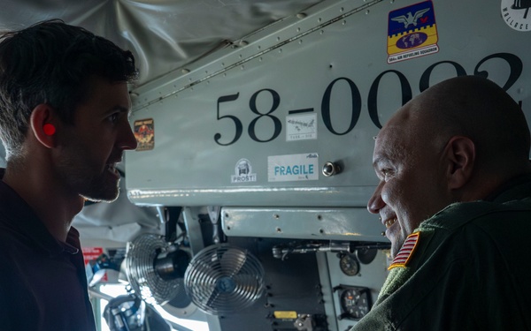Local leaders fly on KC-135 incentive flight