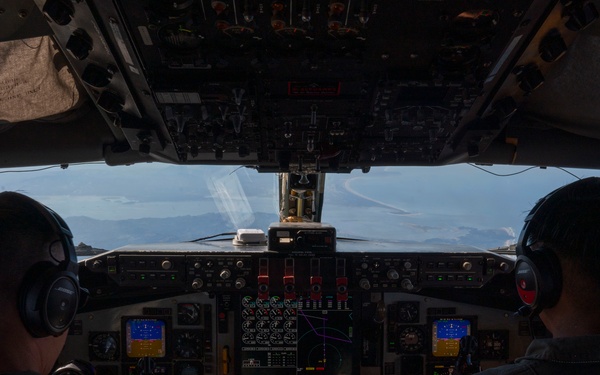 Local leaders fly on KC-135 incentive flight