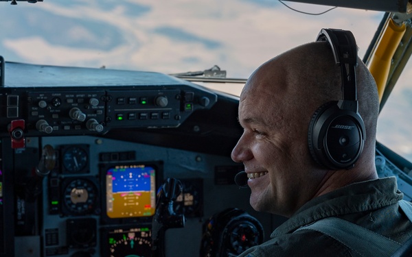 Local leaders fly on KC-135 incentive flight