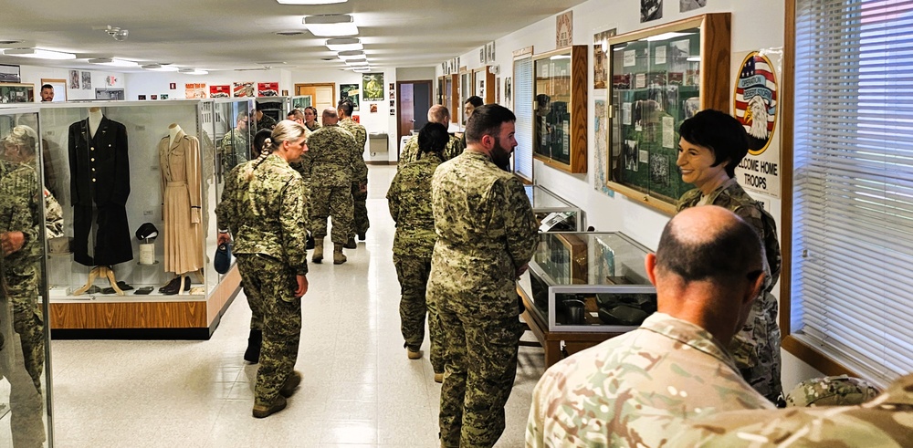 International troops tour Fort McCoy’s Commemorative Area; learn about post, Army history