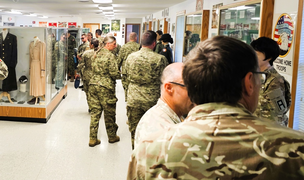 International troops tour Fort McCoy’s Commemorative Area; learn about post, Army history