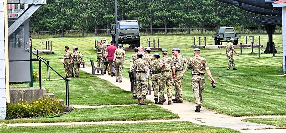 International troops tour Fort McCoy’s Commemorative Area; learn about post, Army history