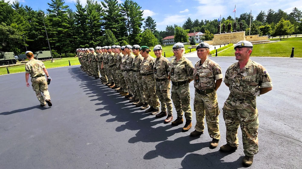 International troops tour Fort McCoy’s Commemorative Area; learn about post, Army history