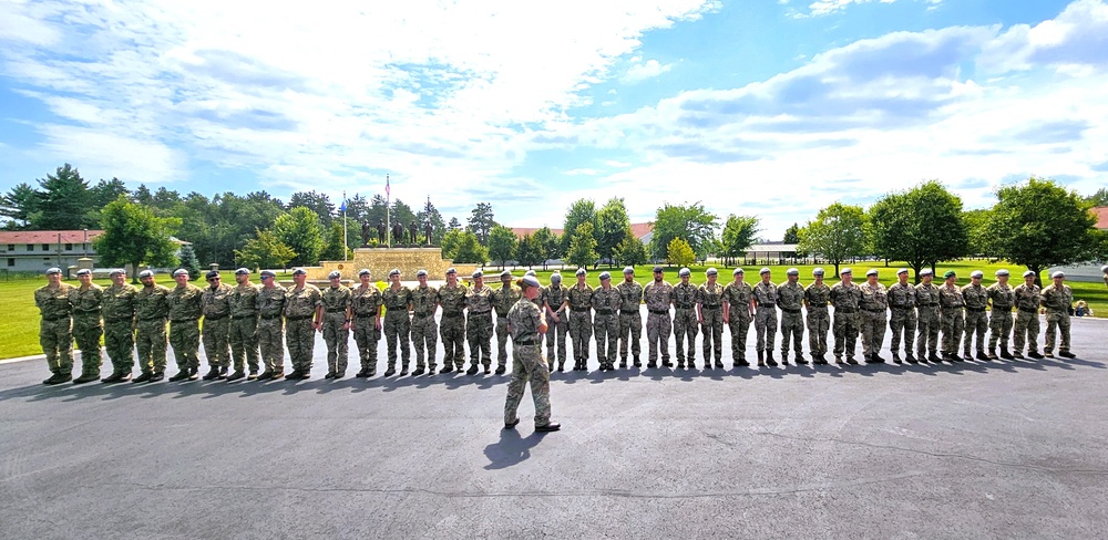International troops tour Fort McCoy’s Commemorative Area; learn about post, Army history