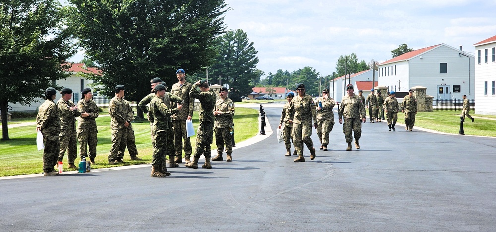 International troops tour Fort McCoy’s Commemorative Area; learn about post, Army history