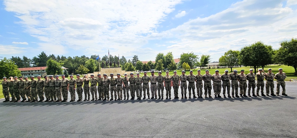 International troops tour Fort McCoy’s Commemorative Area; learn about post, Army history