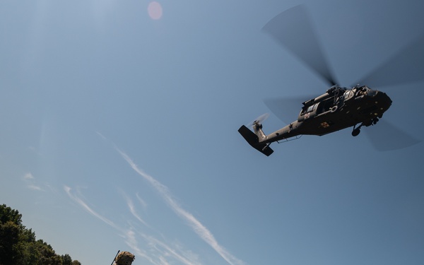 Green Berets, Virginia National Guard conduct helicopter medical evacuation training