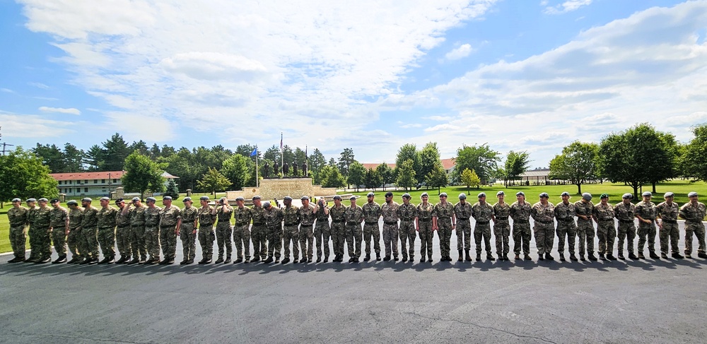 International troops tour Fort McCoy’s Commemorative Area; learn about post, Army history