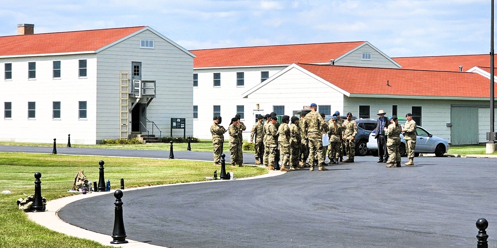 International troops tour Fort McCoy’s Commemorative Area; learn about post, Army history