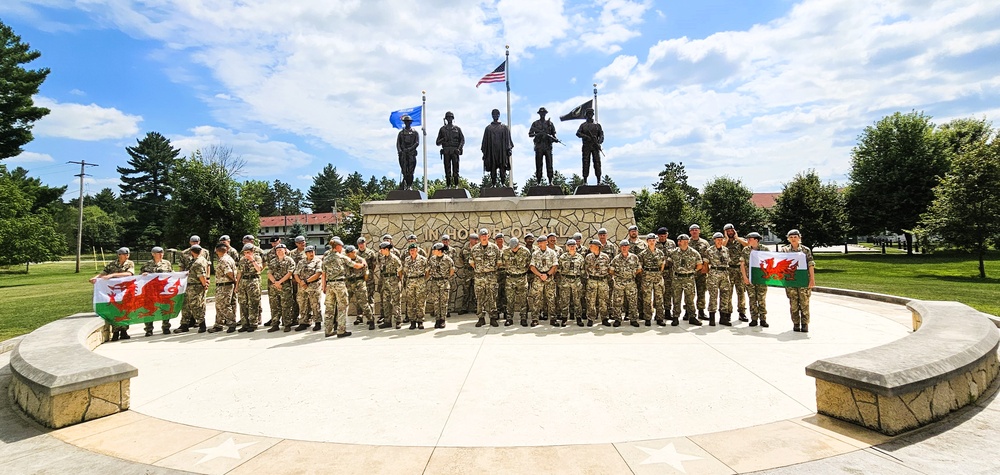 International troops tour Fort McCoy’s Commemorative Area; learn about post, Army history