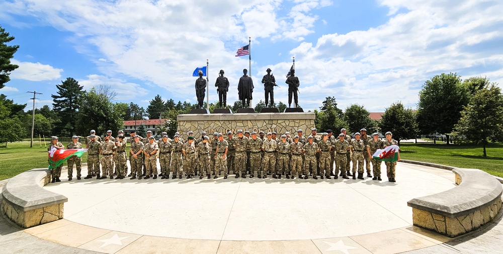 International troops tour Fort McCoy’s Commemorative Area; learn about post, Army history