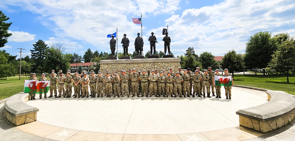 International troops tour Fort McCoy’s Commemorative Area; learn about post, Army history