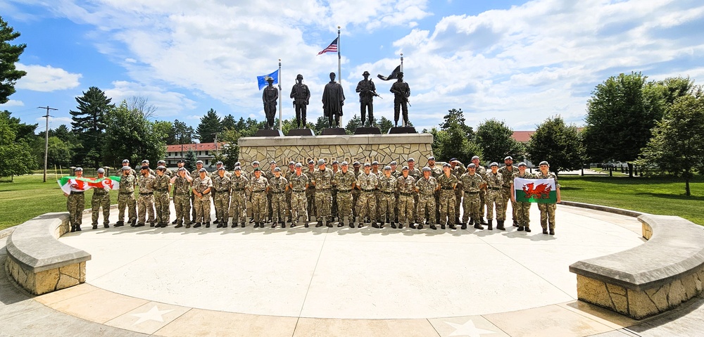 International troops tour Fort McCoy’s Commemorative Area; learn about post, Army history
