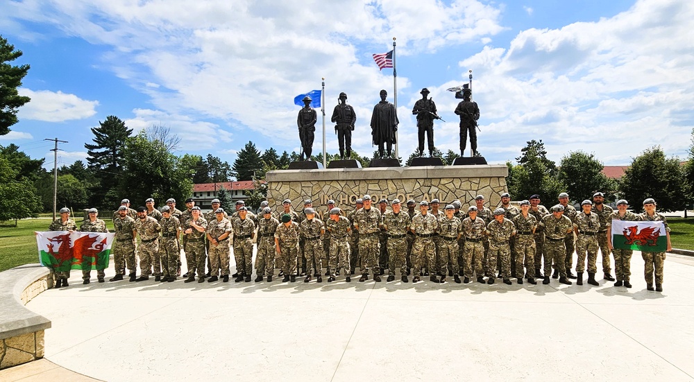 International troops tour Fort McCoy’s Commemorative Area; learn about post, Army history