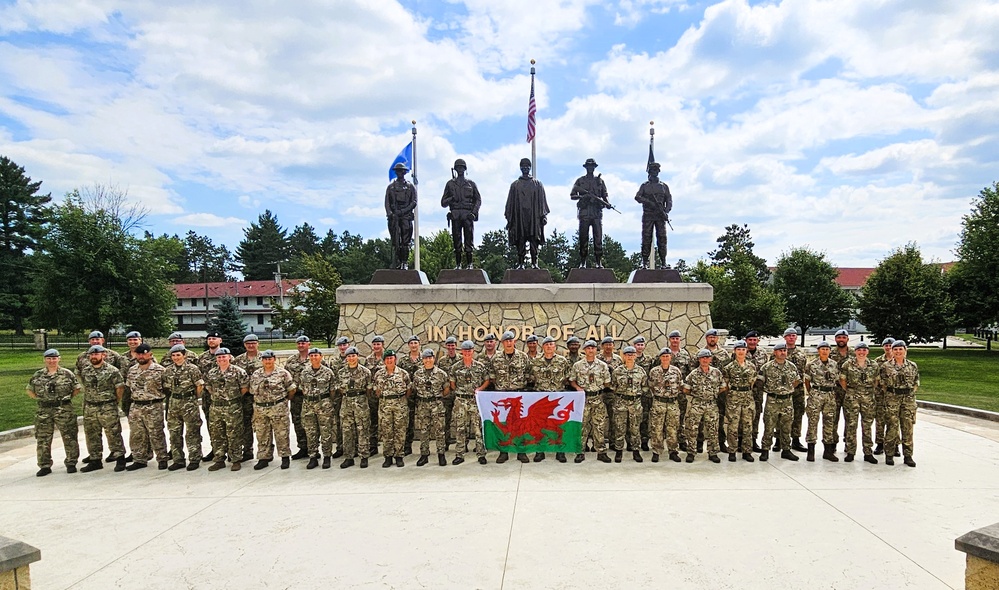 International troops tour Fort McCoy’s Commemorative Area; learn about post, Army history
