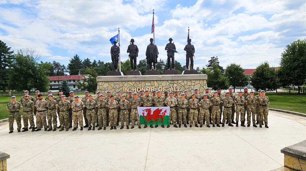 International troops tour Fort McCoy’s Commemorative Area; learn about post, Army history