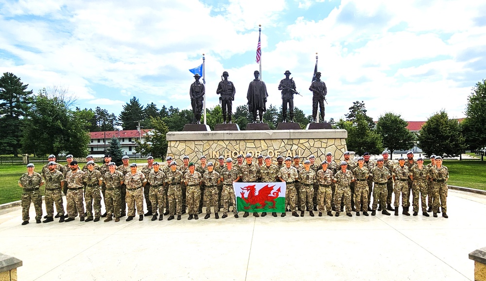 International troops tour Fort McCoy’s Commemorative Area; learn about post, Army history