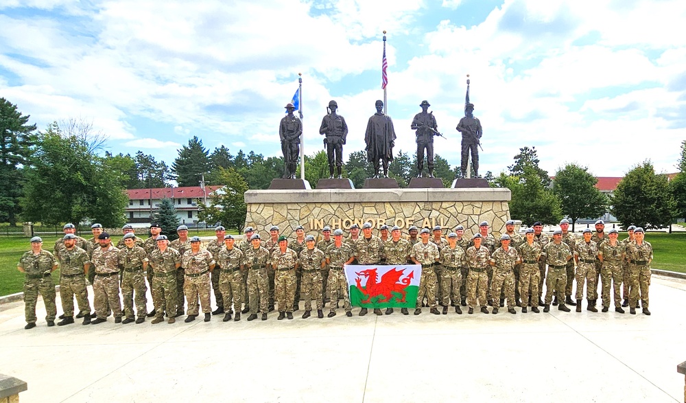 International troops tour Fort McCoy’s Commemorative Area; learn about post, Army history