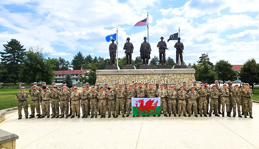 International troops tour Fort McCoy’s Commemorative Area; learn about post, Army history