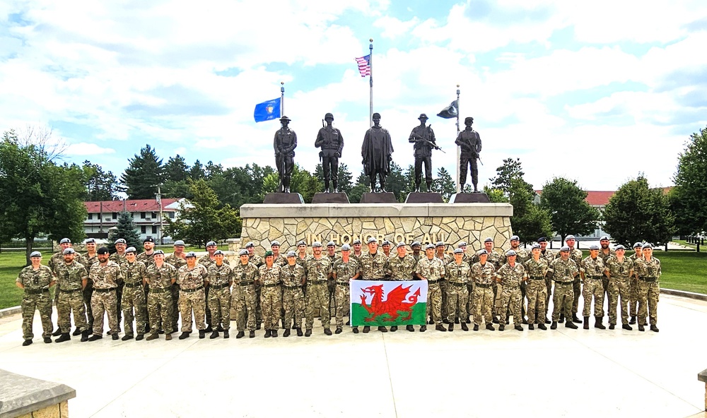 International troops tour Fort McCoy’s Commemorative Area; learn about post, Army history
