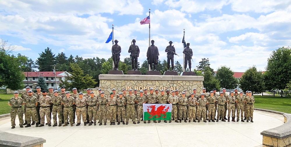 International troops tour Fort McCoy’s Commemorative Area; learn about post, Army history