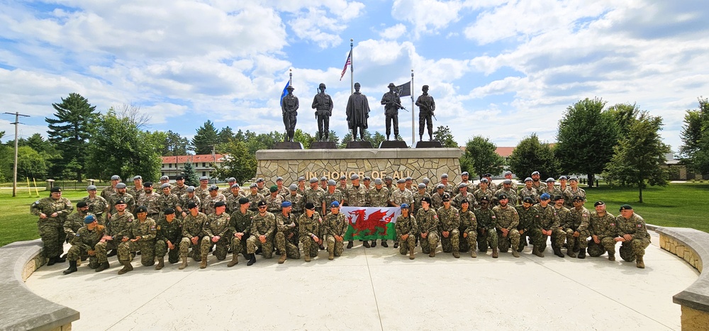 International troops tour Fort McCoy’s Commemorative Area; learn about post, Army history