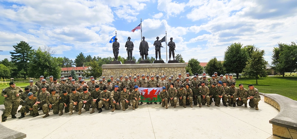 International troops tour Fort McCoy’s Commemorative Area; learn about post, Army history