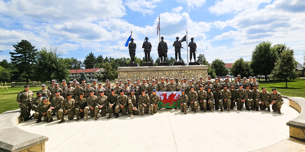 International troops tour Fort McCoy’s Commemorative Area; learn about post, Army history
