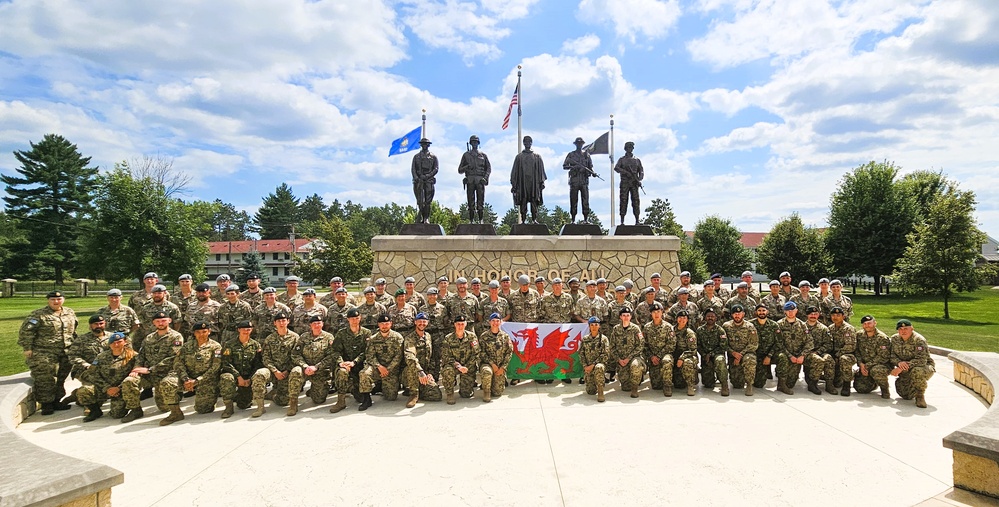 International troops tour Fort McCoy’s Commemorative Area; learn about post, Army history