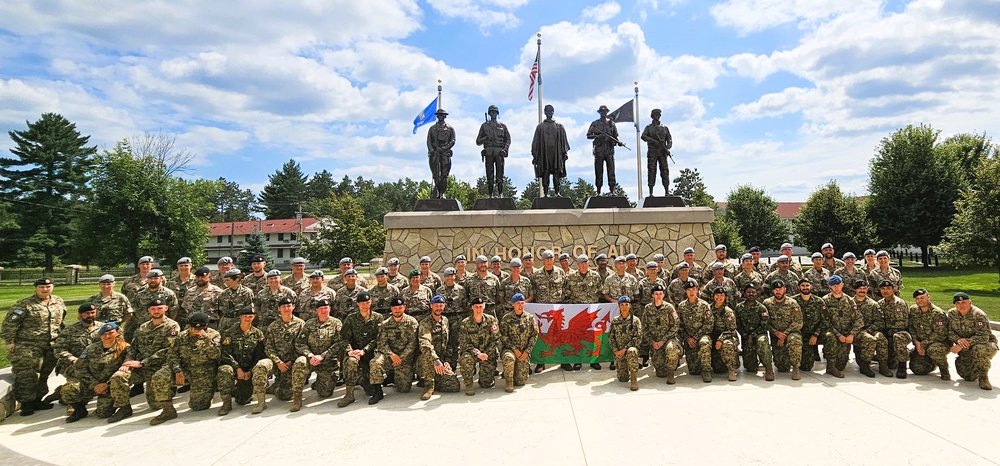 International troops tour Fort McCoy’s Commemorative Area; learn about post, Army history
