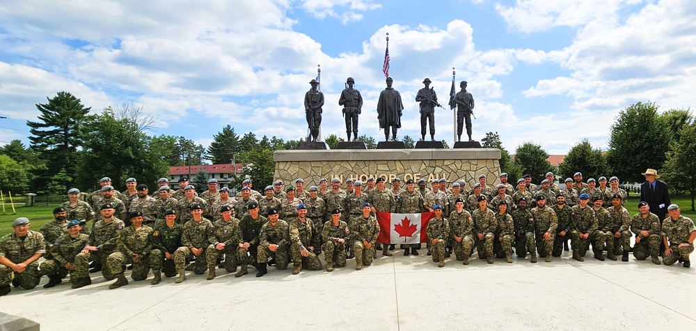 International troops tour Fort McCoy’s Commemorative Area; learn about post, Army history