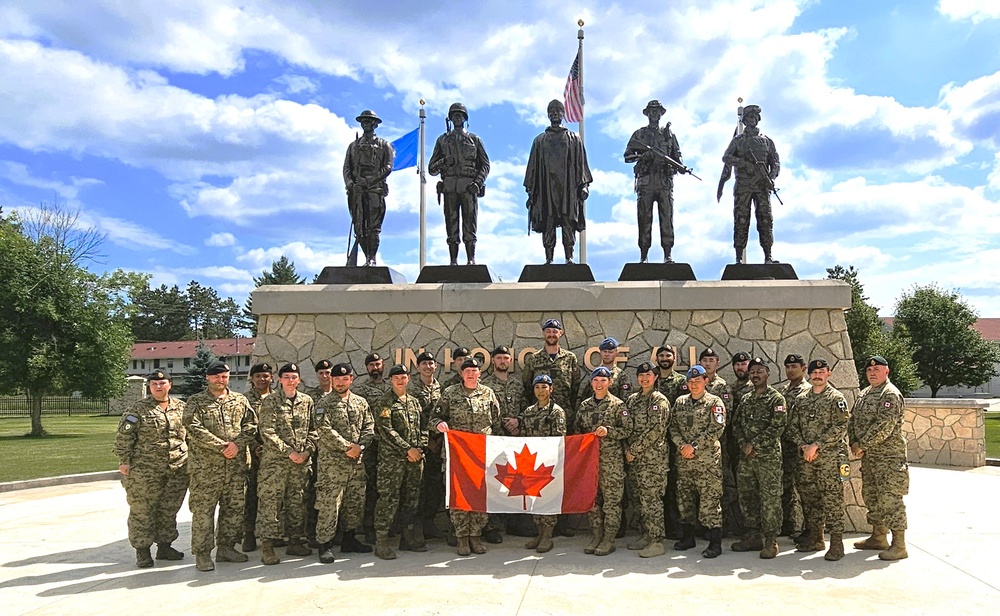 International troops tour Fort McCoy’s Commemorative Area; learn about post, Army history