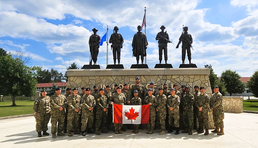 International troops tour Fort McCoy’s Commemorative Area; learn about post, Army history