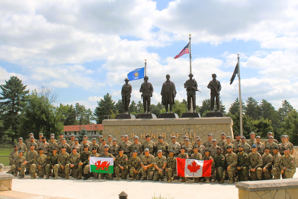 International troops tour Fort McCoy’s Commemorative Area; learn about post, Army history