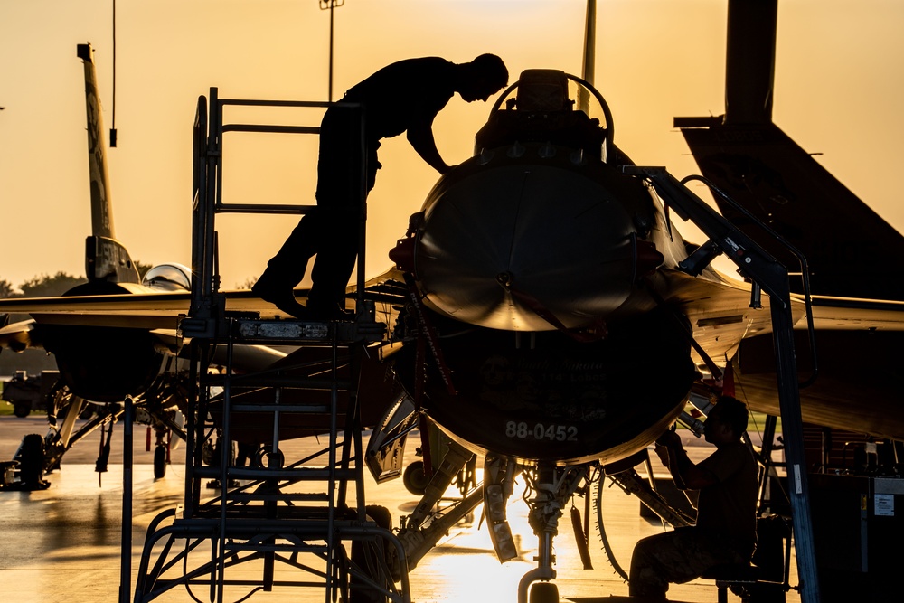 Airpower after sunset during 114th FW night operations