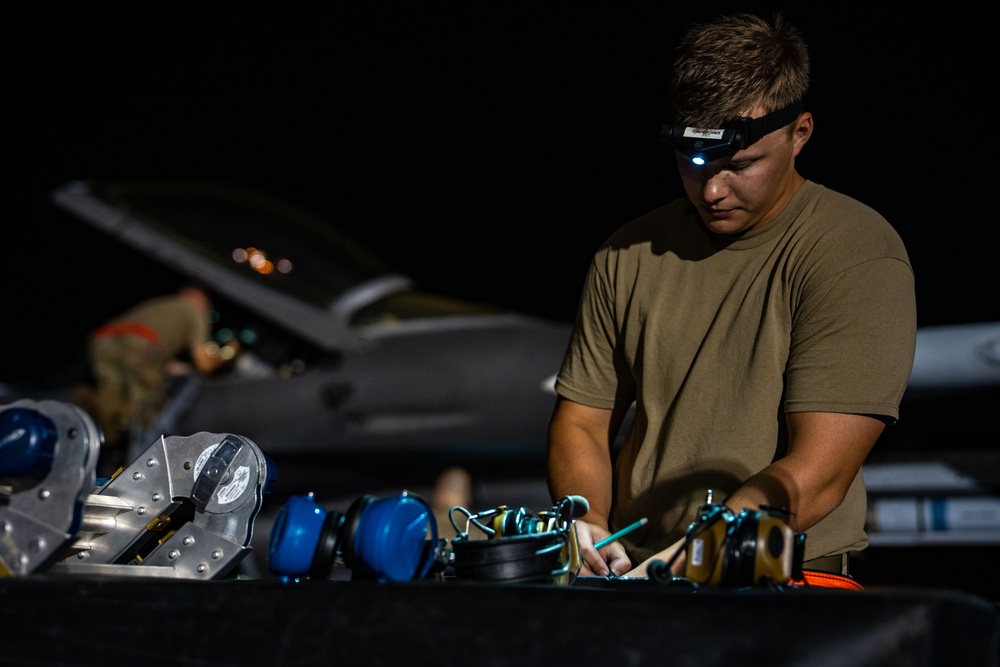 Airpower after sunset during 114th FW night operations